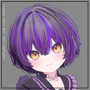 kusekke short bob - Texture Mask for Highlights