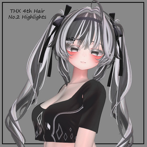 THX 4th Hair Texture Mask for Highlights No.2