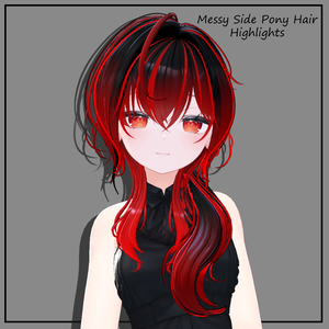 【 Chocolate Rice 】Messy Side Pony Hair Texture Mask for Highlights