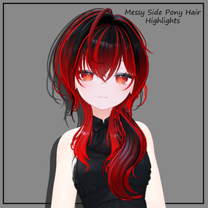 【 Chocolate Rice 】Messy Side Pony Hair Texture Mask for Highlights