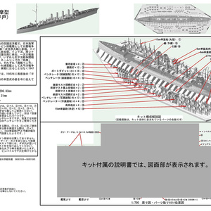 HSwMS Halland 1/700 3Dプリントキット 森の工作倉庫 森の工作倉庫 - BOOTH