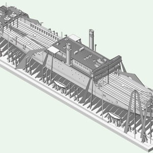 1/700　鉄道省　鉄道連絡船「第一青函丸」