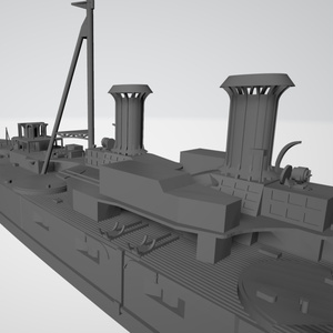 1/700 HSwMS Halland-class / スウェーデン海軍 ハッランド級駆逐艦