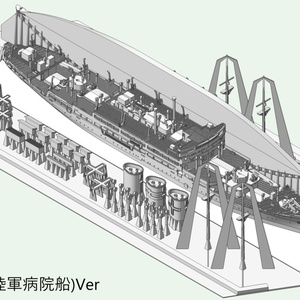 1/700 日本陸軍 機動艇・SS艇1隻(量産型) - dairin-model - BOOTH
