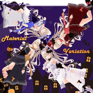 【44アバター対応】Asymmetry Witch Dress 缩略图 2