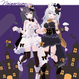 【44アバター対応】Asymmetry Witch Dress 缩略图 10