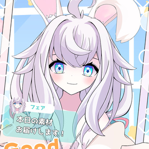 [VTuber素材] けもみみの耳2（高画質・原寸サイズ版、商用利用可）