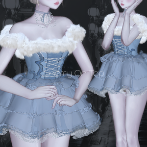 🦢 Blue dress [Jang Wonyoung inspired]