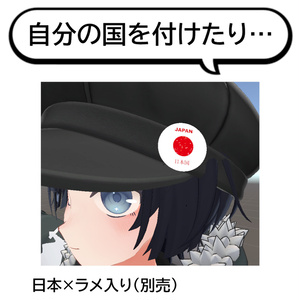 【VRC想定】国旗缶バッジテクスチャ　VRC Flag Badge Texture 缩略图 2