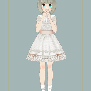 【無料版あり】クラシカルレースドレス【VRoid】【セシル変身アプリ】 缩略图 5