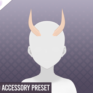  【VRoid】Horns - Model A01