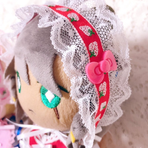 あんスタ ぬい服 【ヘッドドレス付き ワンピース】 - White MOCA