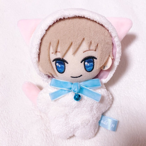 【10〜12cm】ぬい服 着ぐるみ おすわり うさぎ ぬい服 ぬいぐるみ用 着ぐるみ おすわりうさぎ ネイビー 10cm