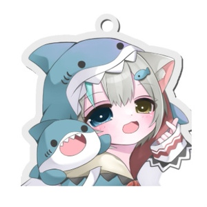 猫鮫るんオリソン【がぶりちゅっ】公開記念ステッカー - nekozamerun - BOOTH