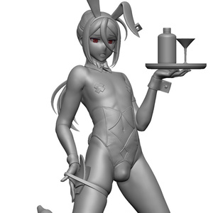 兎美ショーゴ　欲しがりバニーver　3Dプリント用データ　無料配布版