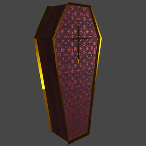 Free Halloween Coffin - OBJ + textures