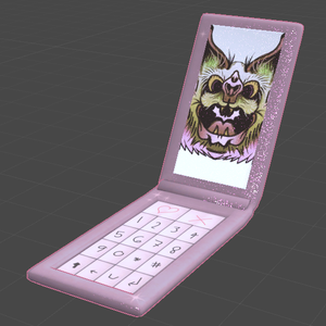 Flip Phone - VRChat 3D asset - Unitypackage - FREE Commercial use *2023*