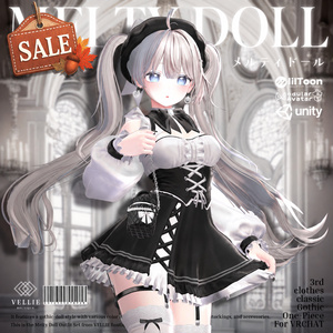 🍂SALE🍂🎀【VRC 衣装】Melty Doll - Gothic