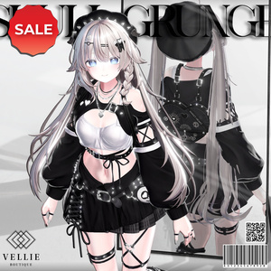 💀【VRC 衣装】SKULL GRUNGE - Riot