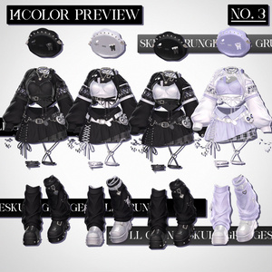 💀【VRC 衣装】SKULL GRUNGE - Riot 缩略图 15