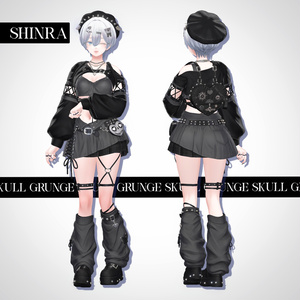 💀【VRC 衣装】SKULL GRUNGE - Riot 缩略图 28