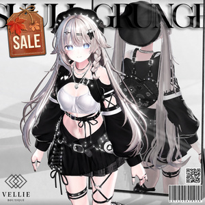 🍂SALE🍂💀【VRC 衣装】SKULL GRUNGE - Riot