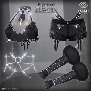 🐦‍⬛【VRC 衣装】Night Raven - Noir 缩略图 6