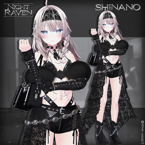 🐦‍⬛【VRC 衣装】Night Raven - Noir 缩略图 13