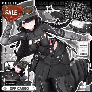 🍂SALE🍂🖤【VRC 衣装】OFF CARGO - RETRO