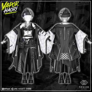 ◼️【VRC 衣装】 Vapor Haori - Smoke 缩略图 7
