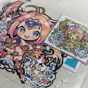 アマビエZONES（白）金箔押し