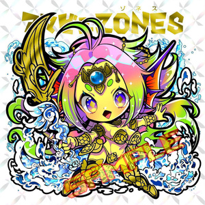 アマビエZONES（白）金箔押し