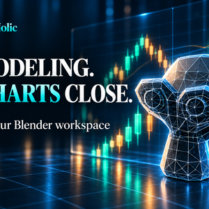 cvELD TradingHolic 「Blenderのビューポート上で株価を見よう！」