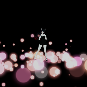 Free floor shimmer particles