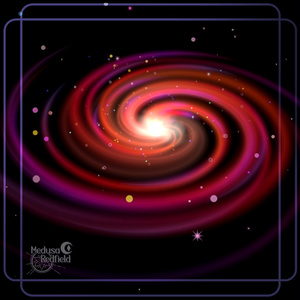 Galaxy Swirl Particles
