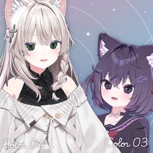 13アバター対応🌙Midnight Veil🌃 【Eye texture + material】 缩略图 4