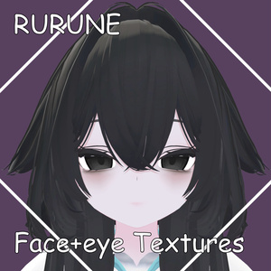 【Free】ルルネ専用　病みメイク　顔+eyeテクスチャ