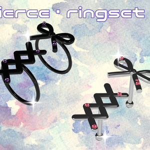 【VRChat向け】Pierce Ringset