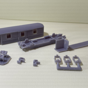スイス　レーティッシュ鉄道　D4062タイプ　荷物車キット　Nゲージ　3Dプリンタ造形品