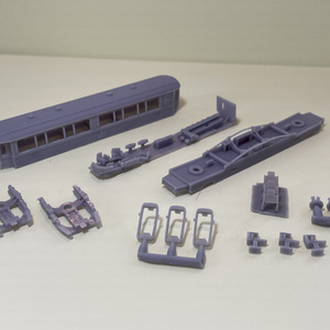 スイス　レーティッシュ鉄道　WRS 3820タイプ　ピアノ・バーワゴン客車キット　Nゲージ　3Dプリンタ造形品
