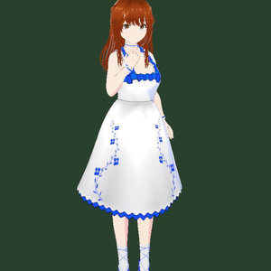 Ball Gown "Belle" for VRChat (VRM/VRoid)