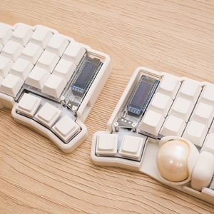 torabo-tsuki トラックボール付き無線分割キーボードキット - のぎけす