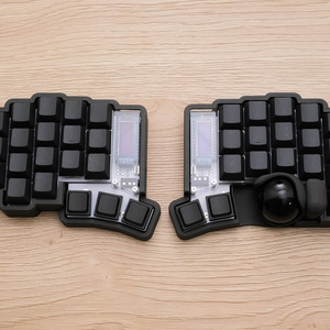 roBa 【トラックボール付きワイヤレス自作キーボードキット】 - kuma