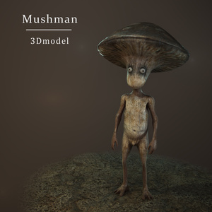 おばけきのこ 3dモデル Vrchat向け 3d売るよ Booth