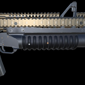 【VRChat想定】AR-15用RIS2ハンドガード&M203フロントキット 缩略图 5