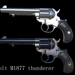 【VRChat想定】Colt M1877 thunderer