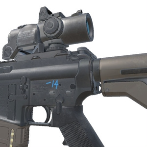 【VRCHAT想定】SOPMOD BLOCK2アサルトライフル&DET-1ピストル 缩略图 6
