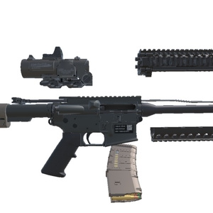 【VRCHAT想定】SOPMOD BLOCK2アサルトライフル&DET-1ピストル 缩略图 11