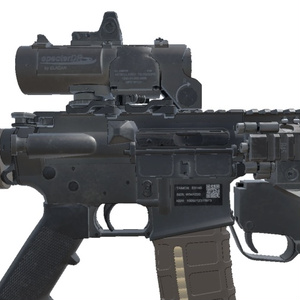 【VRCHAT想定】SOPMOD BLOCK2アサルトライフル&DET-1ピストル 缩略图 7