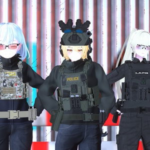 【VRCHAT想定】FIRST SPEAR SIEGE-R  POLICE SET 缩略图 17